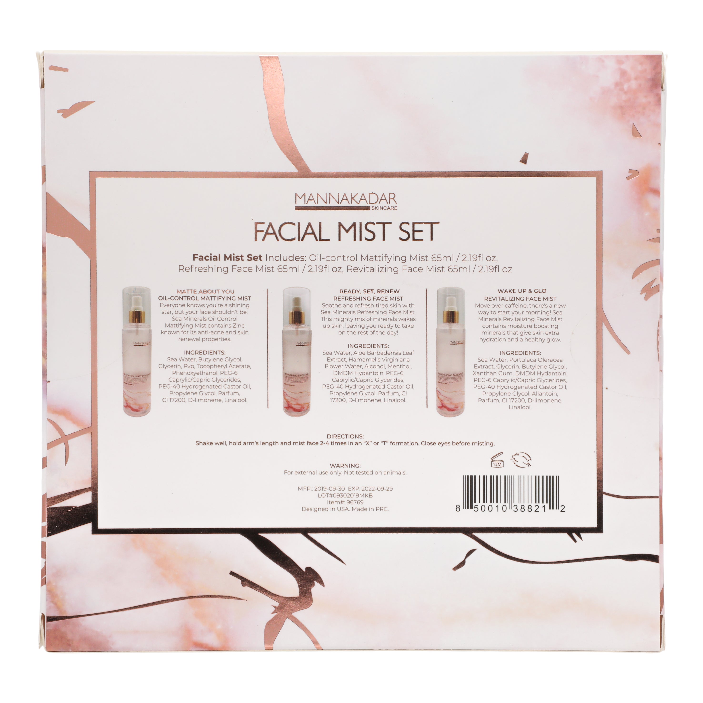 Face Mists Set - 3pc