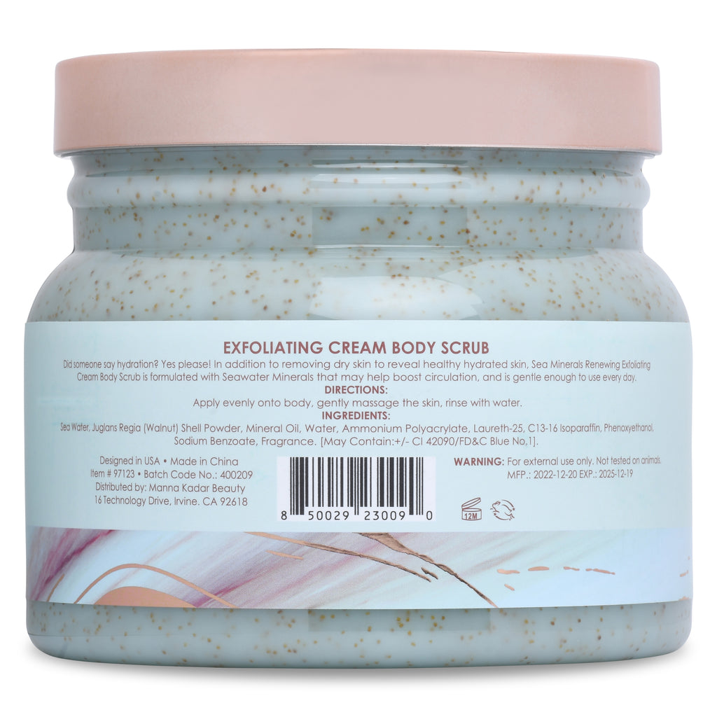 Exfoliating Cream Body Scrub - Eucalyptus & Marine Collagen