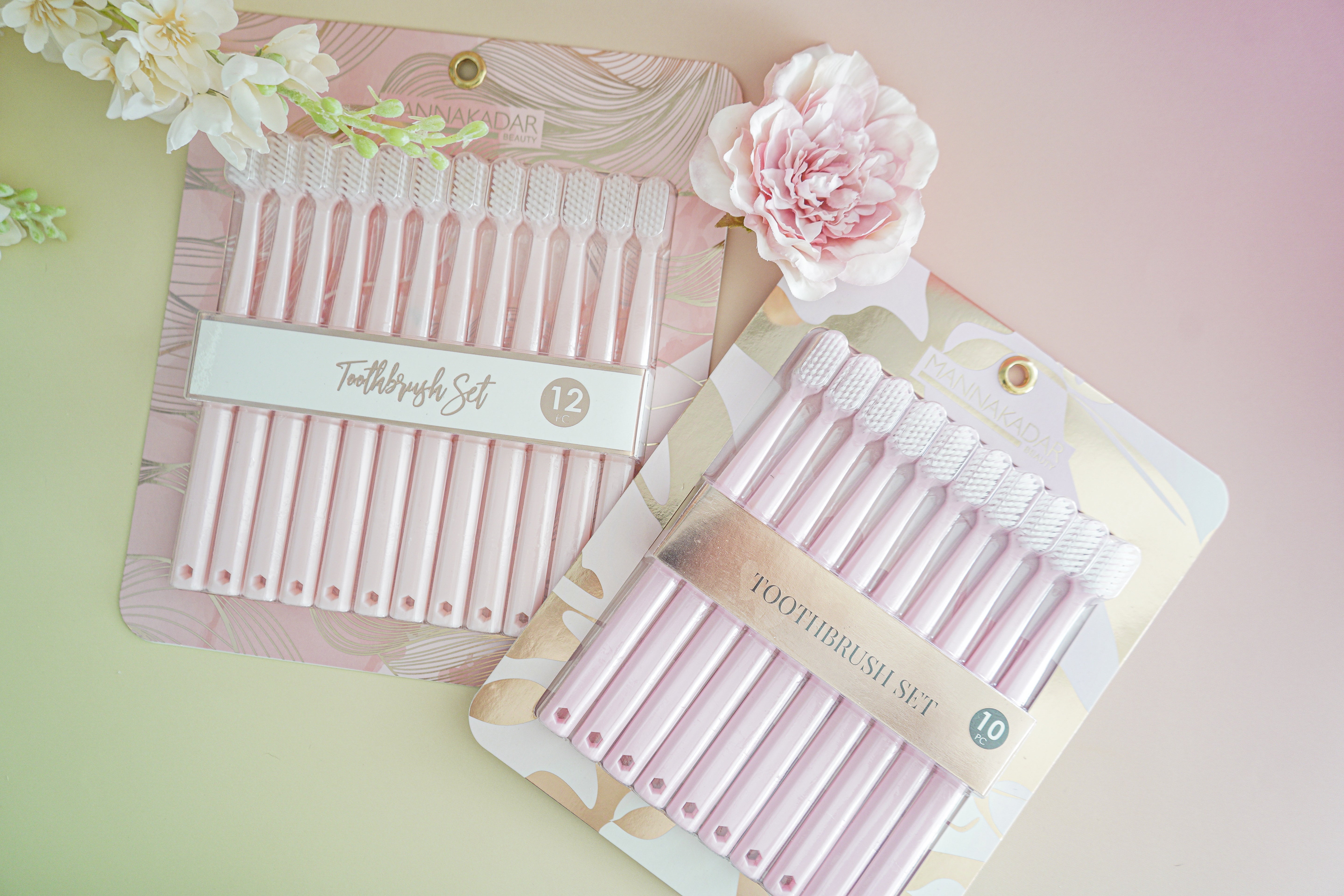 Pink Toothbrush Set - 10pc