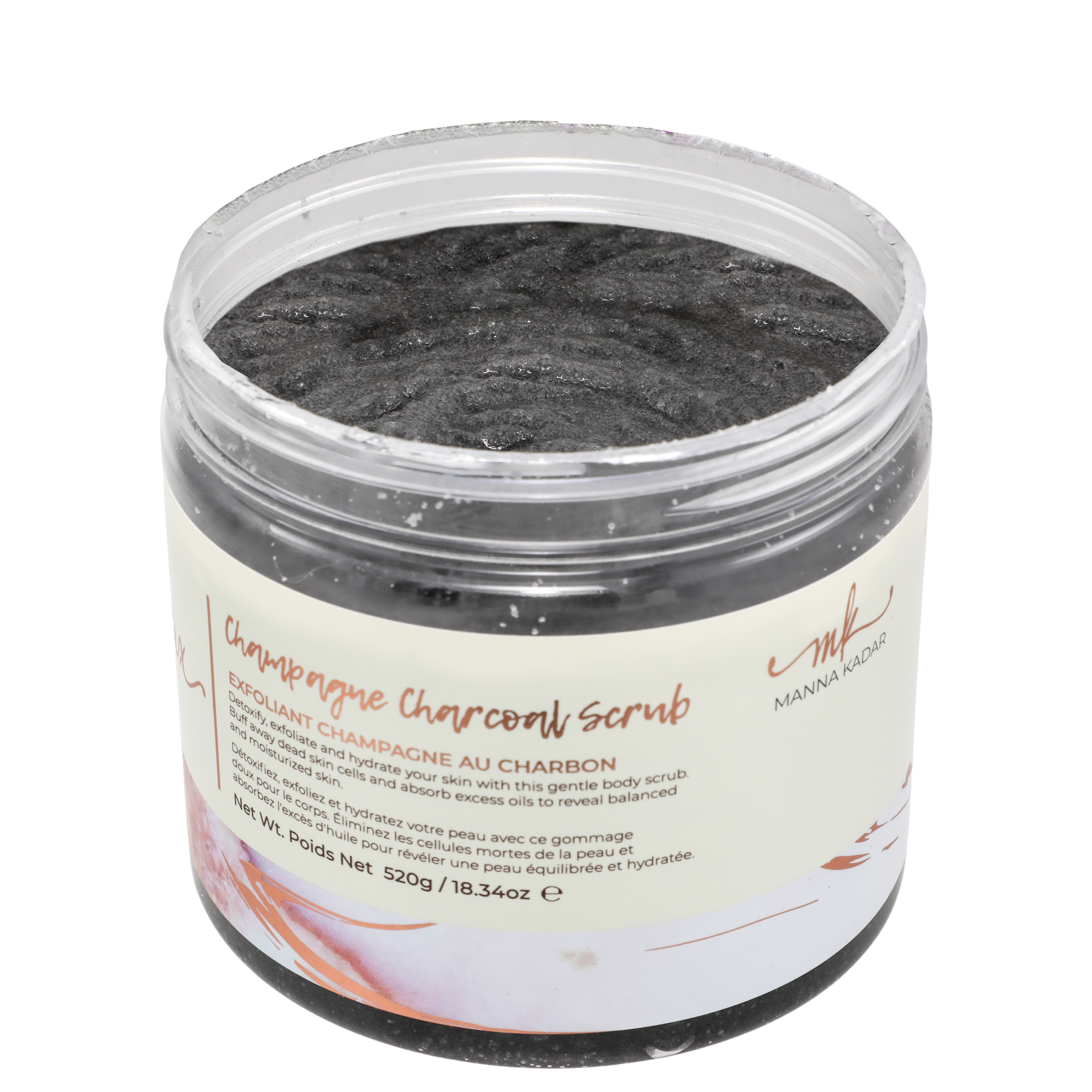 Manna Kadar's Charcoal Body Scrub 