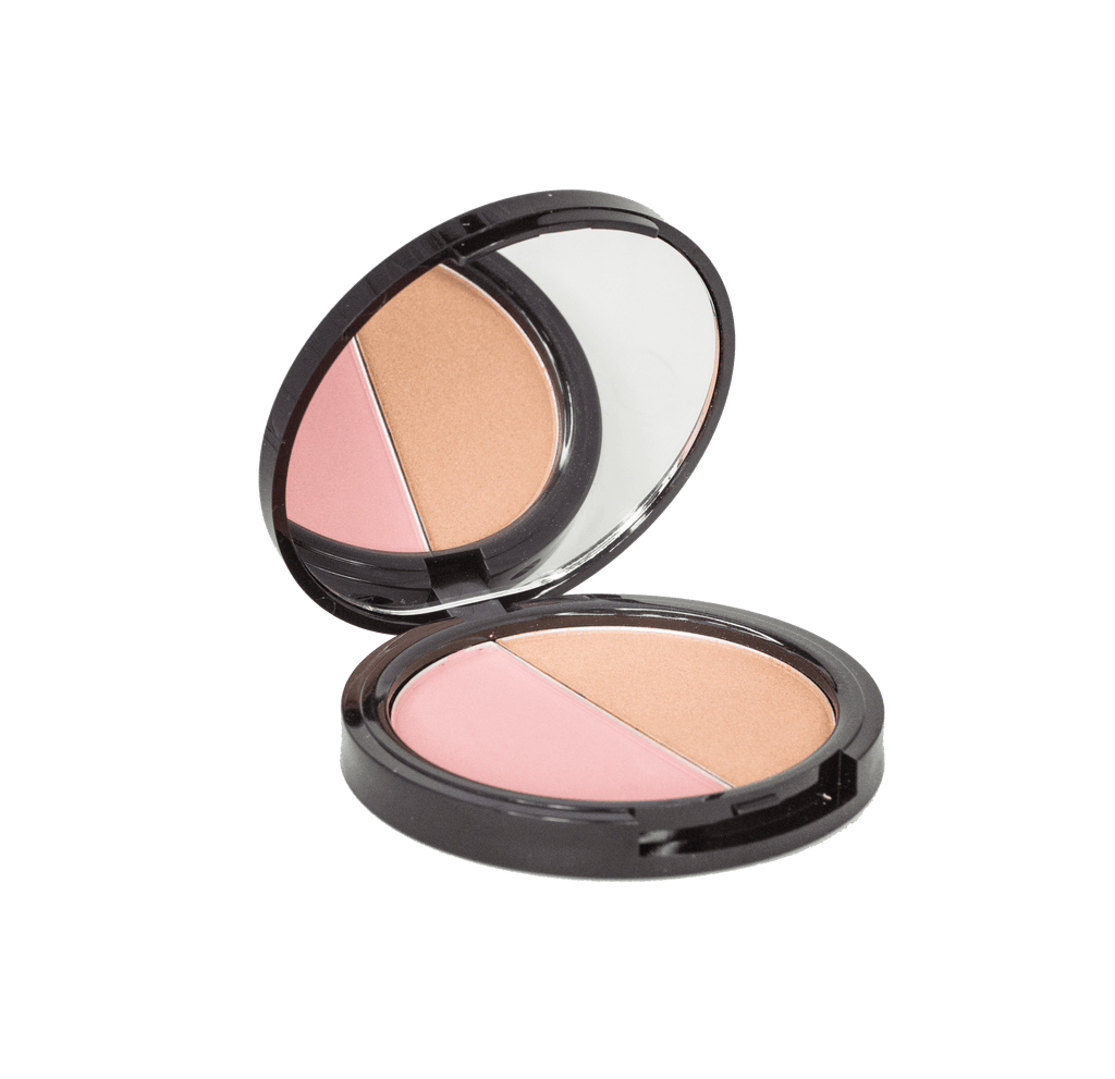 Long Wear Powder Split Pan Duo  Blush, Bronzer, and Highlighter